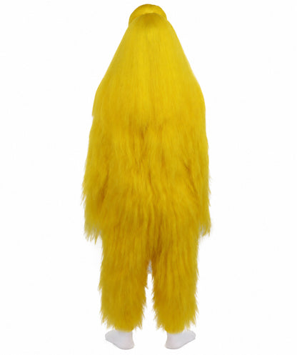 HPO Teen Extreme Hairy Person Costume Bundle & Mask Set - Full-Body Hair Suit Extra-Long Costume Wig for Halloween, Cosplay & Parties - Multiple Color Options