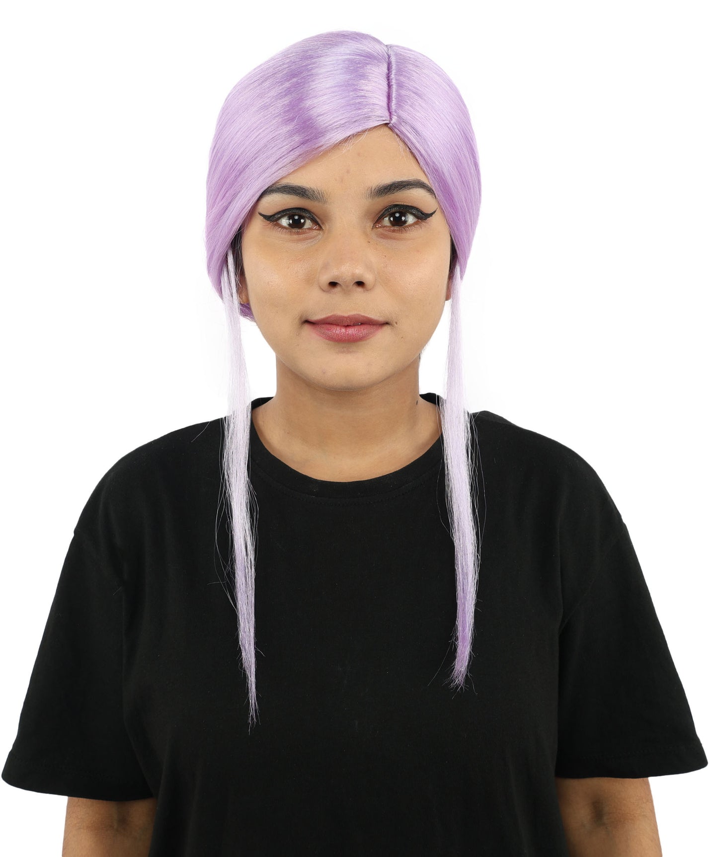 HPO Women’s Margo Gru-Inspired Long-Length Brown Wig | 17 Inch Hairpiece Halloween, Cosplay, and Themed Parties | Natural-Looking Synthetic hair with Capless Cap