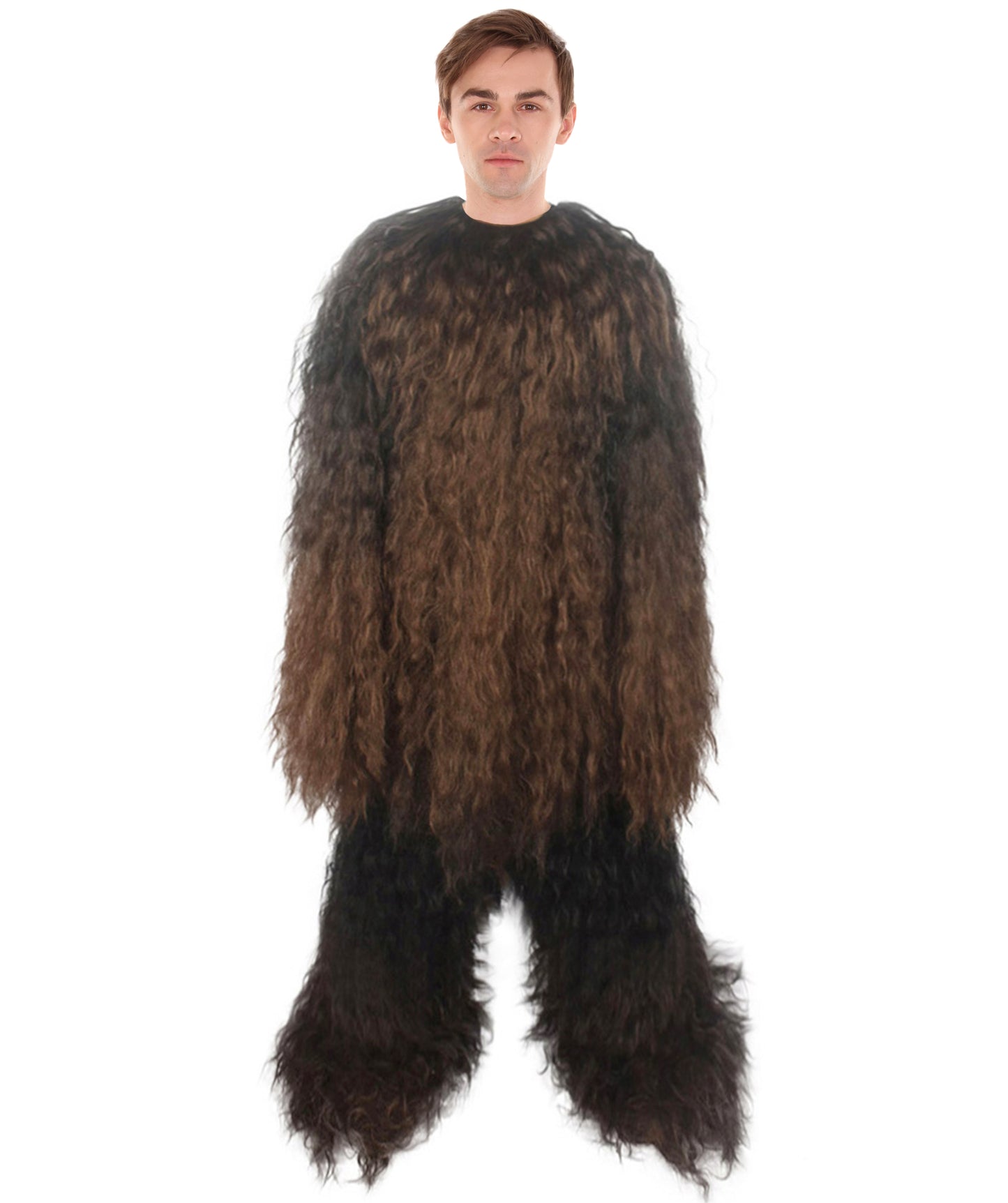 HPO Men's Long Hairy Warrior Ape Military Leader Resistance Fighter Costume | Fancy Costume Collections