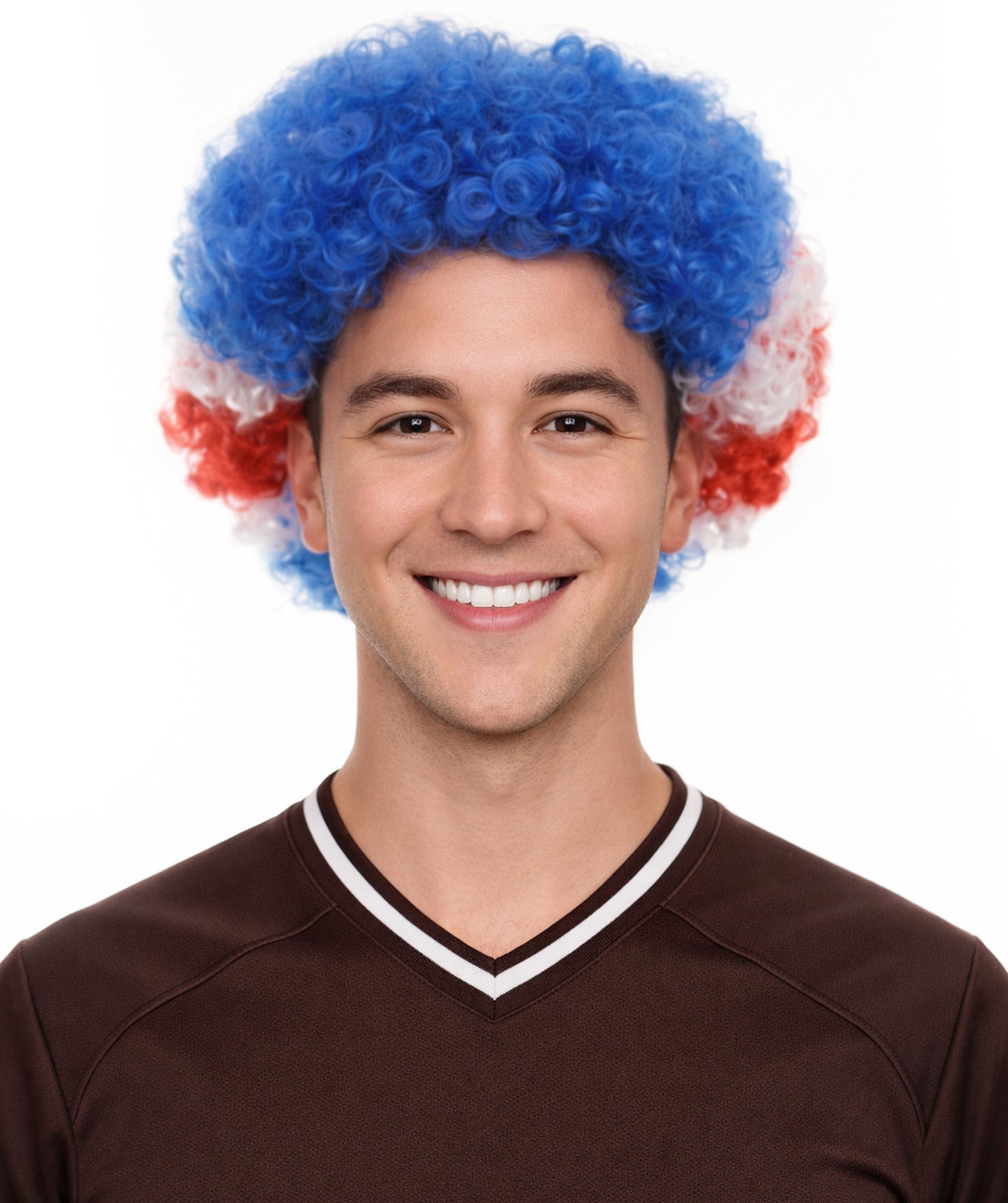 Costa Rica Sport Afro Fun Wig | Jumbo Fancy Halloween Wig