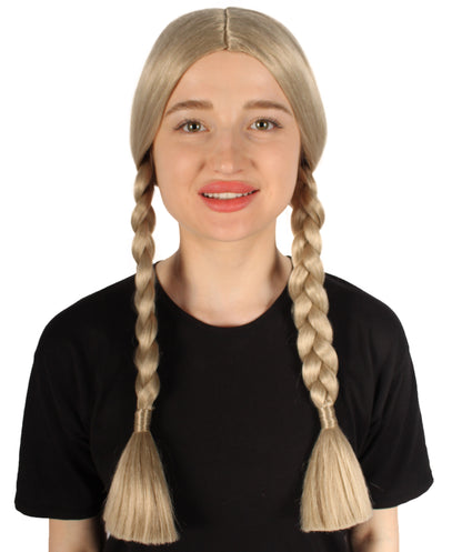 HPO Women's  Braided Gothic Wig | Multiple Color Collections TV Movie Wigs | Premium Breathable Capless Cap