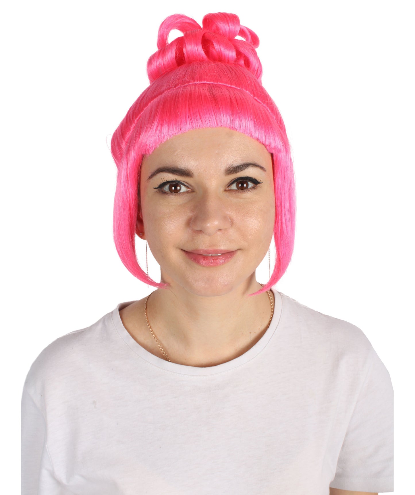 HPO  Women's Halloween Animated Lucy Updo Wig | Multiple Color Options