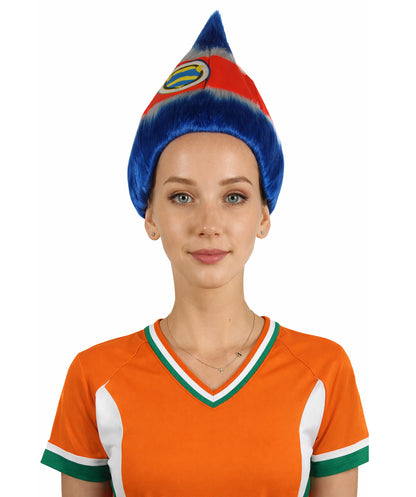 Women's  Flag Troll Wigs | Costa Rica | Premium Breathable Capless Cap
