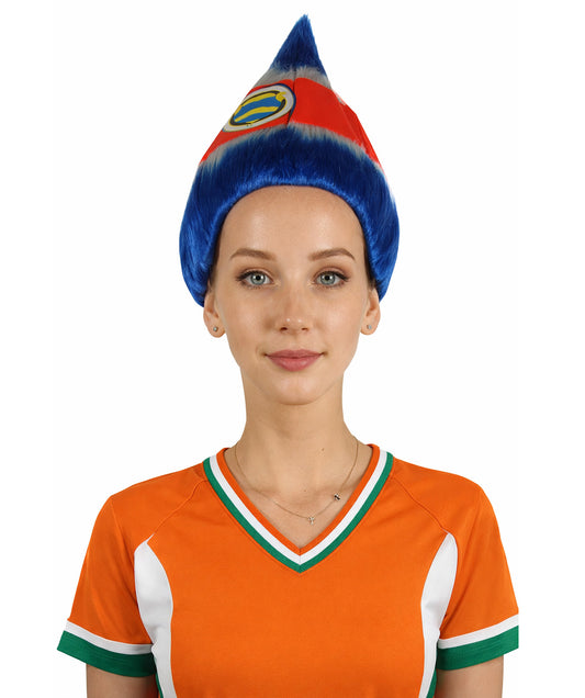Women's  Flag Troll Wigs | Costa Rica | Premium Breathable Capless Cap