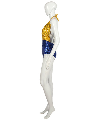 HPO Festival Femme Silver and Indigo Light Up the Night Bikini Set