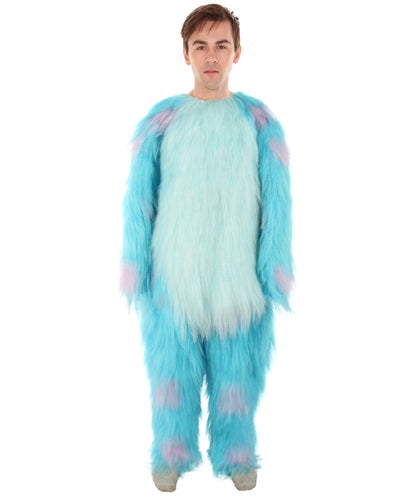 HPO Blue and Pink Scare Monster Costume  - Long Synthetic Fibers