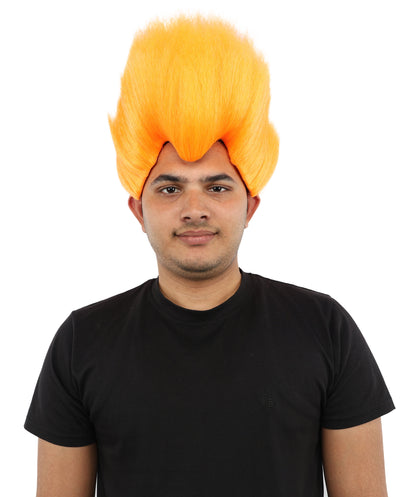 Hades God of Death |Multiple Color Fake Flame Spikes | Premium Halloween Wig
