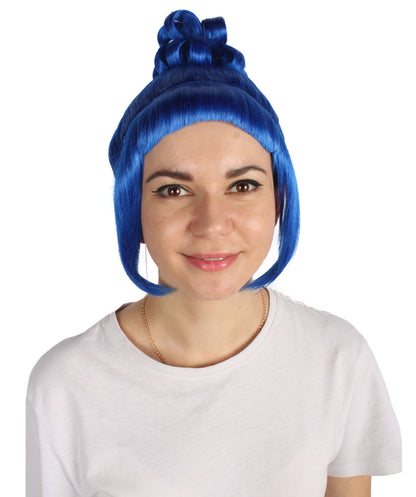 HPO  Women's Halloween Animated Lucy Updo Wig | Multiple Color Options