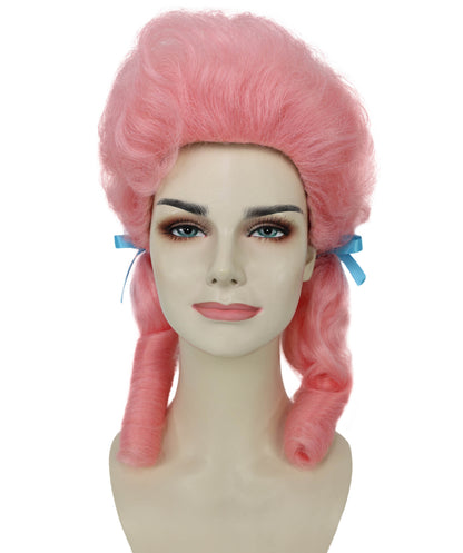 HPO Women’s Classic Elly May Clamped Multiple Wig With Two Blue Hair Ribbons