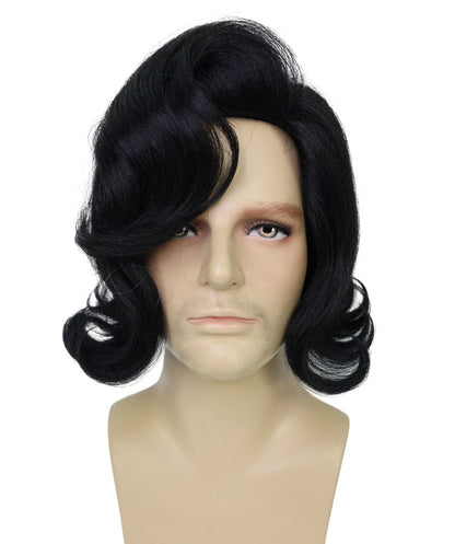 HPO Men's Comedy Movie Character Layered Textured Hair Wig I Flame-retardant Synthetic Fiber