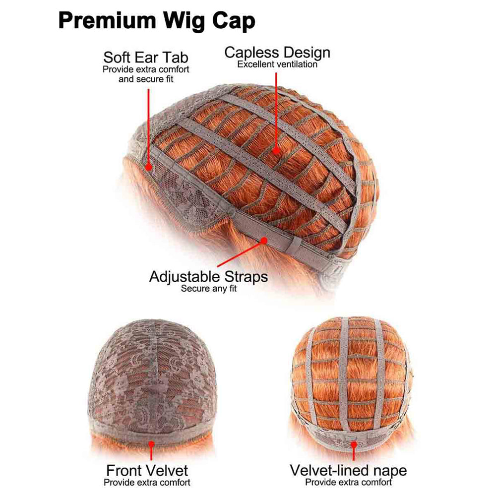 HPO Adult Men’s Short Teased Spiky Wig | Wild & Youthful Gold Blonde Mix Streaked Hairstyle for Costume Events