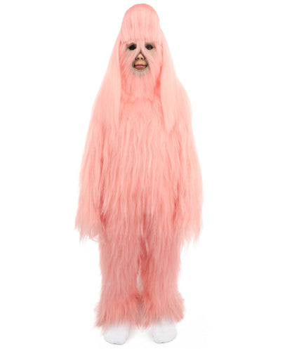 HPO Teen Extreme Hairy Person Costume Bundle & Mask Set - Full-Body Hair Suit Extra-Long Costume Wig for Halloween, Cosplay & Parties - Multiple Color Options