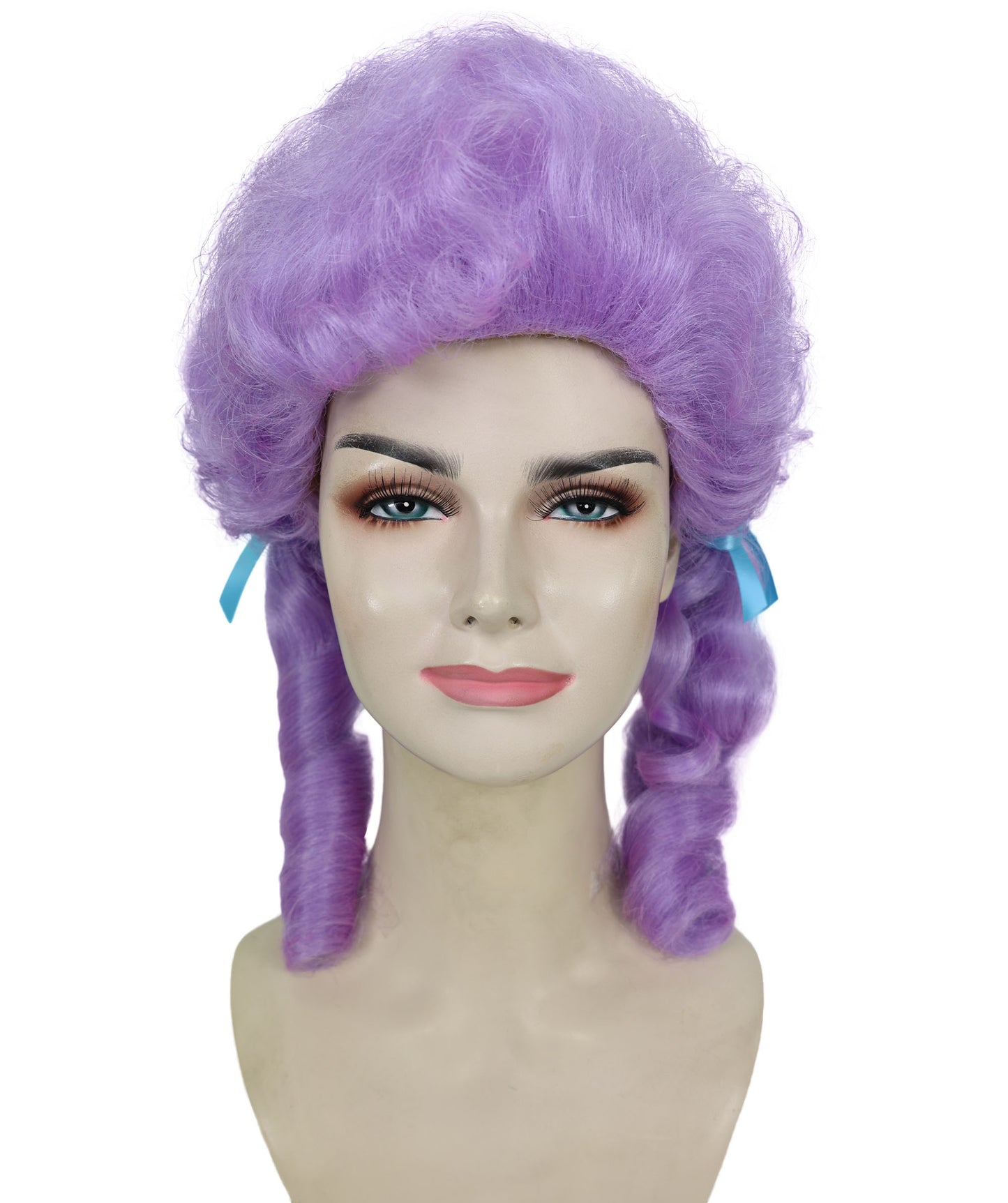 HPO Women’s Classic Elly May Clamped Multiple Wig With Two Blue Hair Ribbons