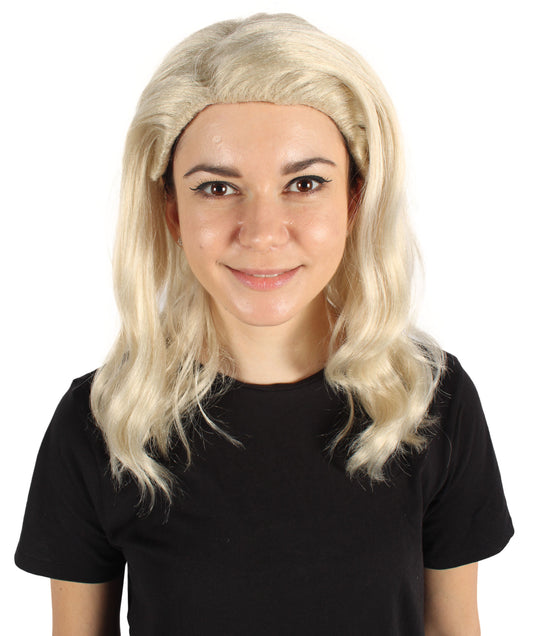 HPO Women’s Bewitched Sitcom Classic Retro 60s Samantha Blonde Wig