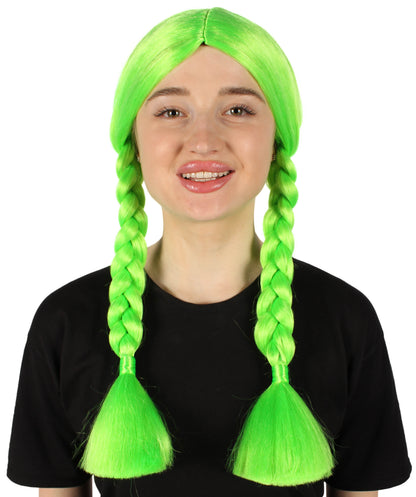 HPO Women's  Braided Gothic Wig | Multiple Color Collections TV Movie Wigs | Premium Breathable Capless Cap