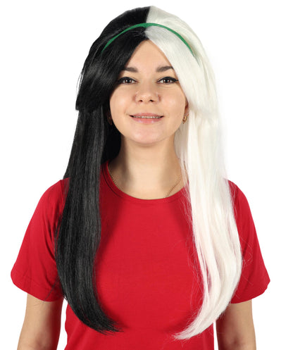 Fancy Monster Womens Wig  | Neon Sky Multicolor Halloween Wig | Premium Breathable Capless Cap