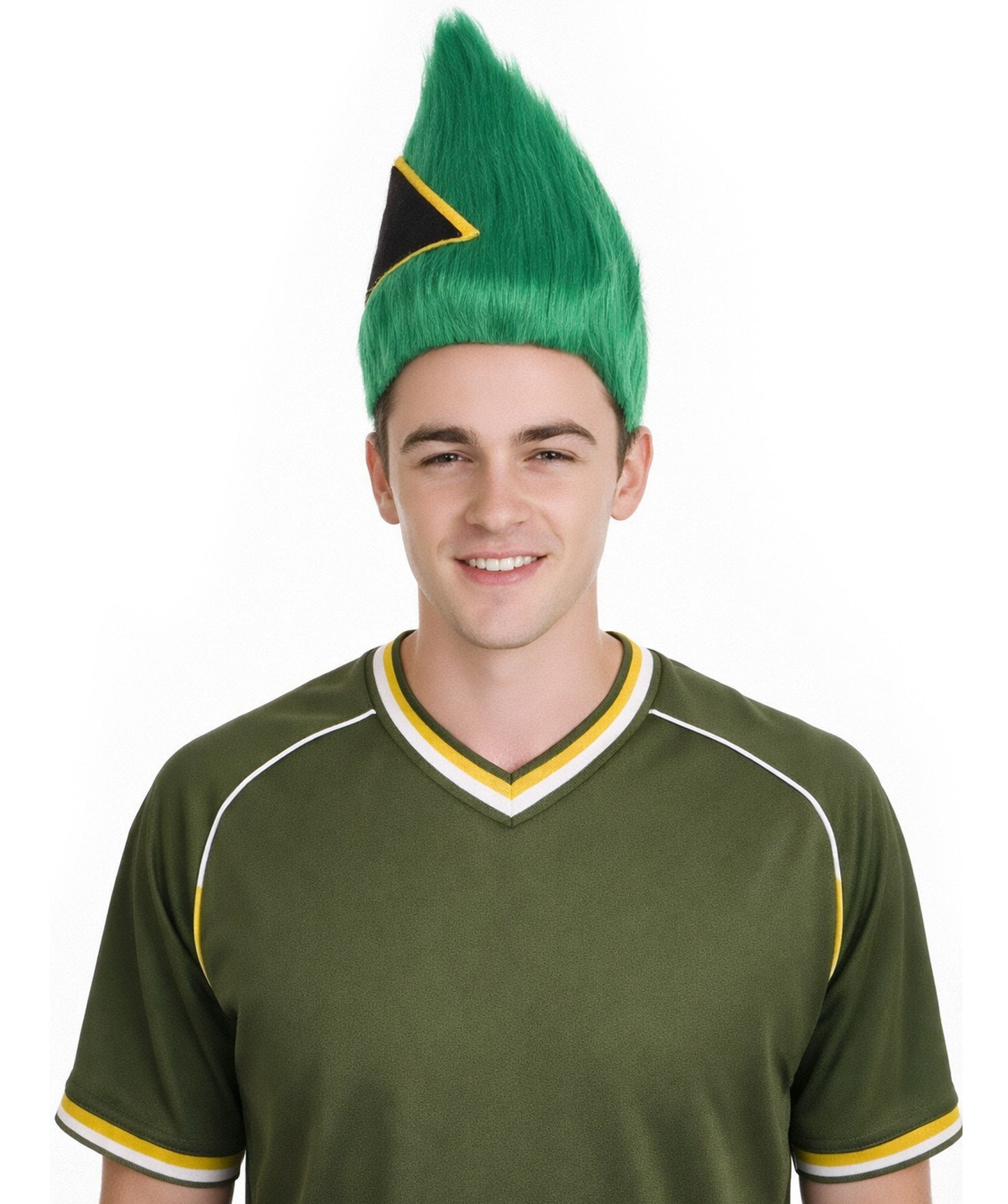 Men's Flag Troll Wig | Premium Breathable Capless Cap