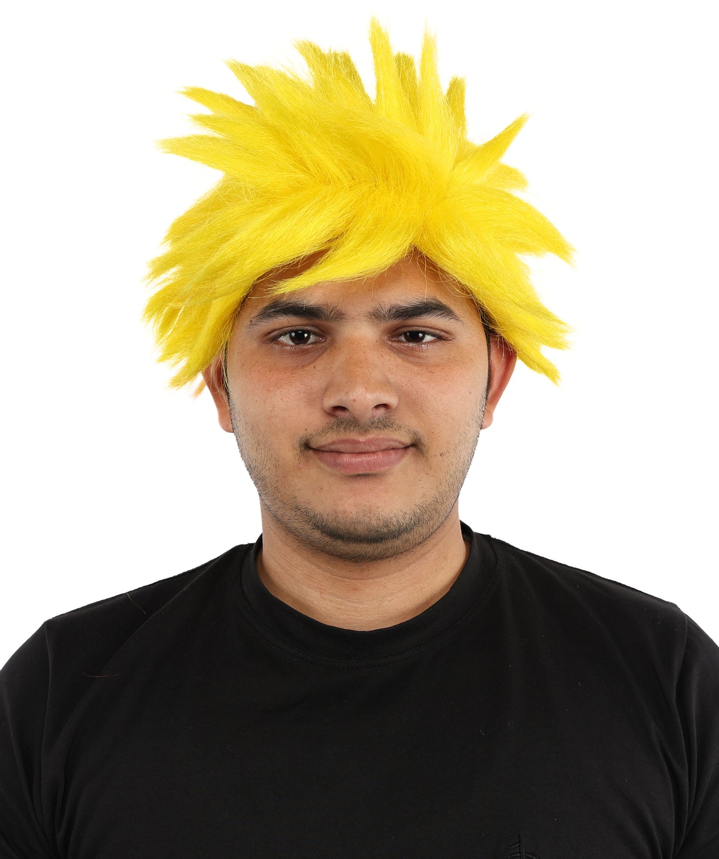 HPO Adult Men's Japanese Superhero Manga Spiky Wig |  Multi Color Options