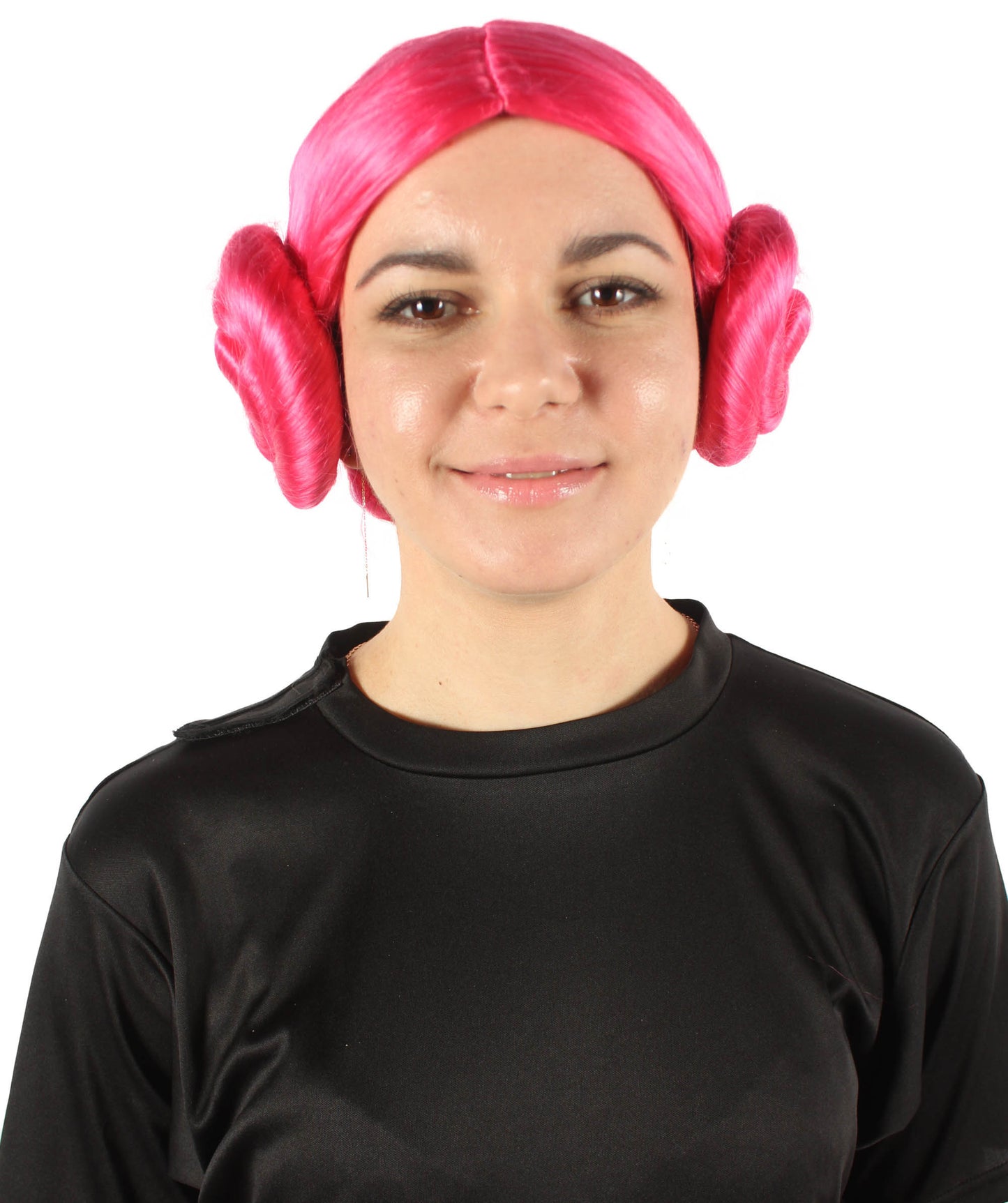 HPO Multiple Space Bun Wig – Sci-Fi Inspired Fancy Dress Costume Wig for Women – Galactic Hero Wig