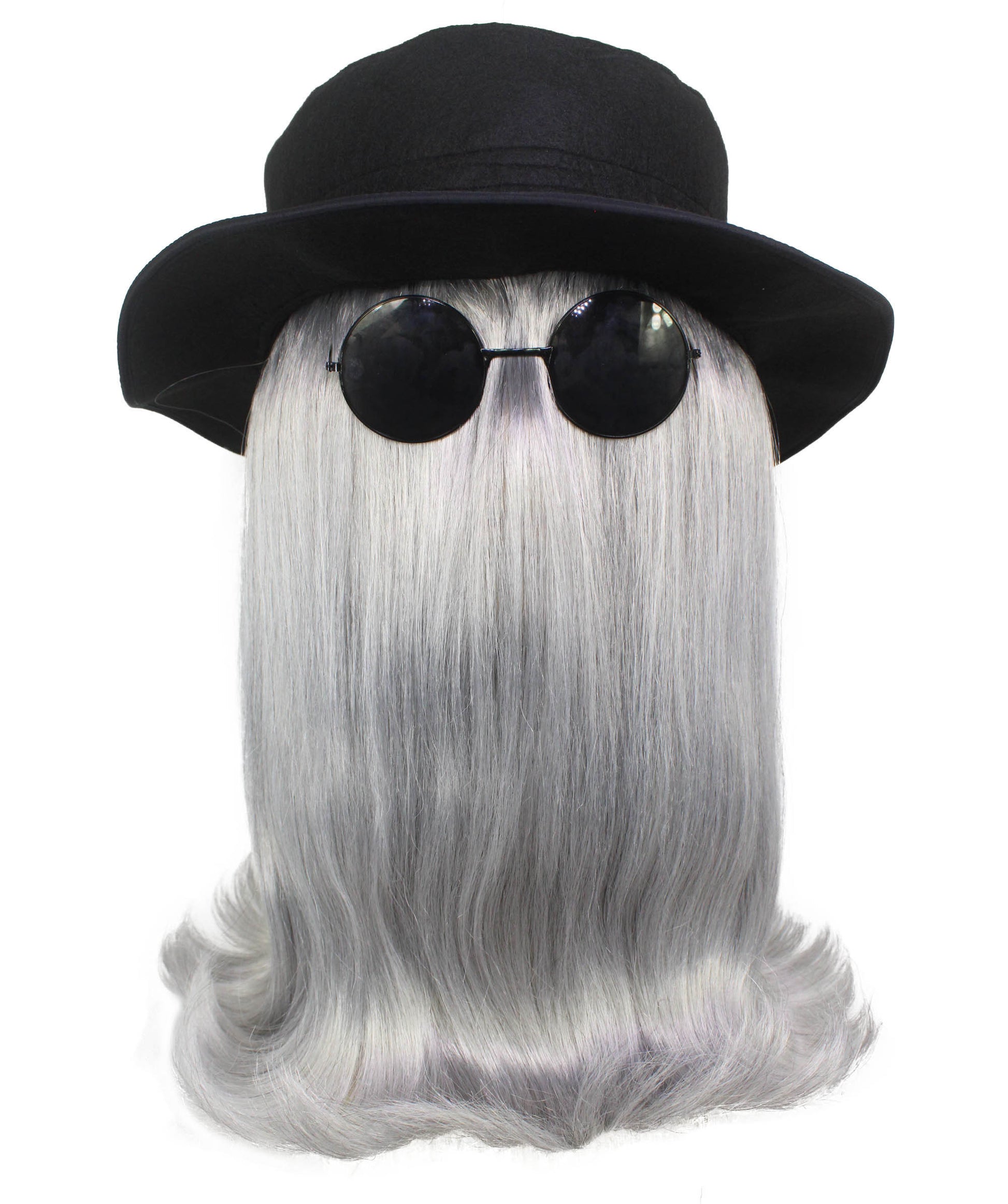 Dark Grey Straight Creature Wig