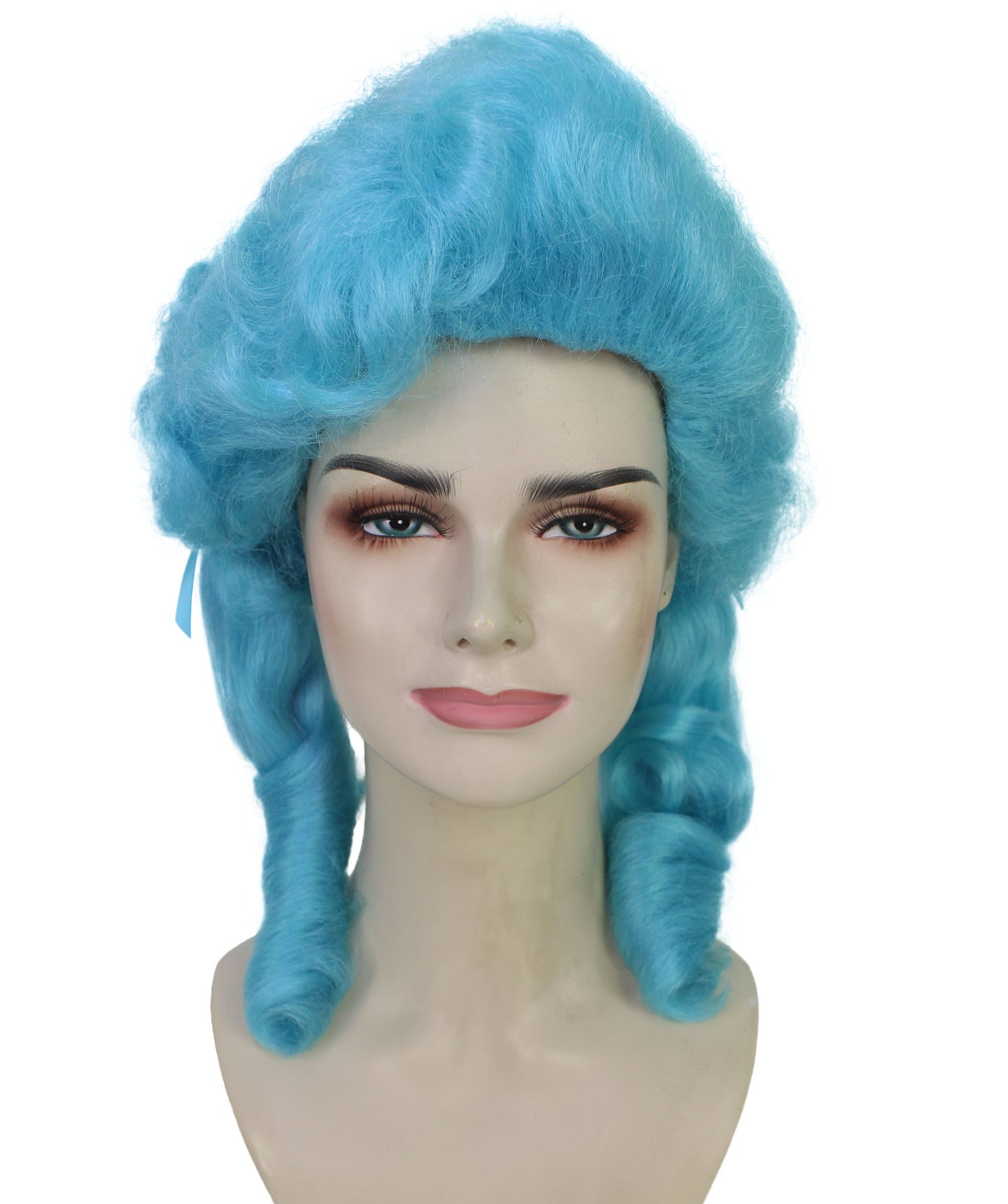 HPO Women’s Classic Elly May Clamped Multiple Wig With Two Blue Hair Ribbons