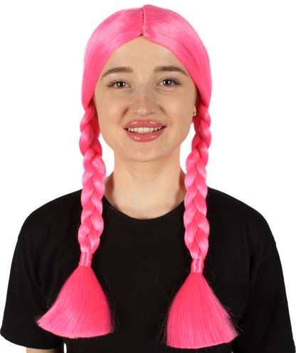 HPO Women's  Braided Gothic Wig | Multiple Color Collections TV Movie Wigs | Premium Breathable Capless Cap