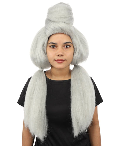 Women’s High Volume Extra Long Yarn Twisted Bun Wig – Multiple Color Options | Bubble Ponytails Hairpiece with Capless Cap | Statement Headpiece for Halloween, Cosplay, Theater and Drag Looks