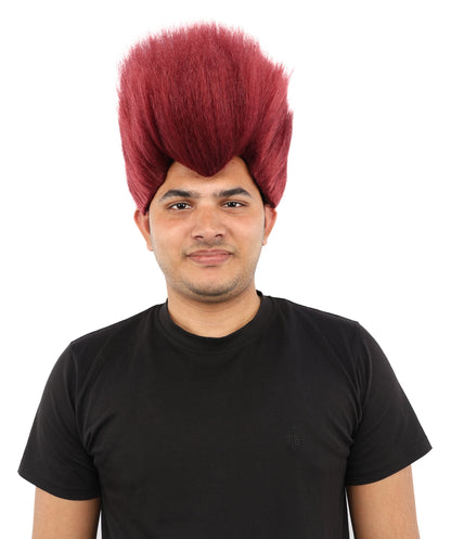Hades God of Death |Multiple Color Fake Flame Spikes | Premium Halloween Wig