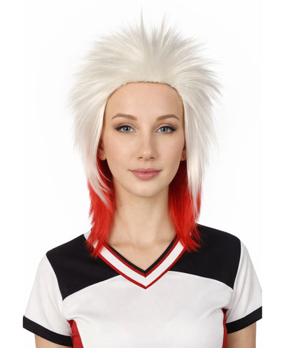 Poland Flag Sports, 80's Mullet Wig | Premium Breathable Capless Cap