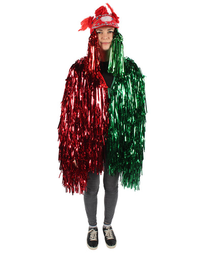 Adult Unisex DJ Tinsel Costume| Multiple Color Options