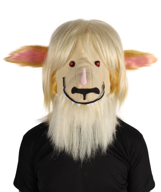 Unisex Unicorn Demon Blonde Doggy Mask