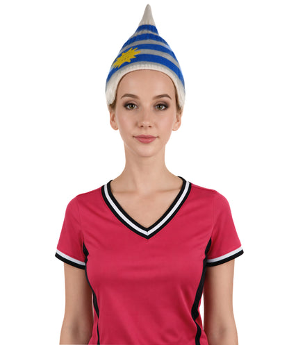Uruguay Flag Sport Troll Wig | National Pride | Premium Breathable Capless Cap