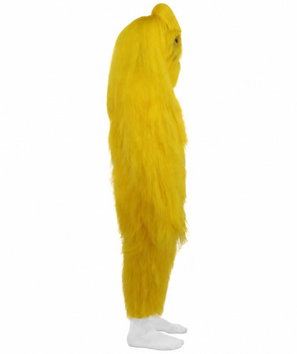 HPO Teen Extreme Hairy Person Costume Bundle & Mask Set - Full-Body Hair Suit Extra-Long Costume Wig for Halloween, Cosplay & Parties - Multiple Color Options