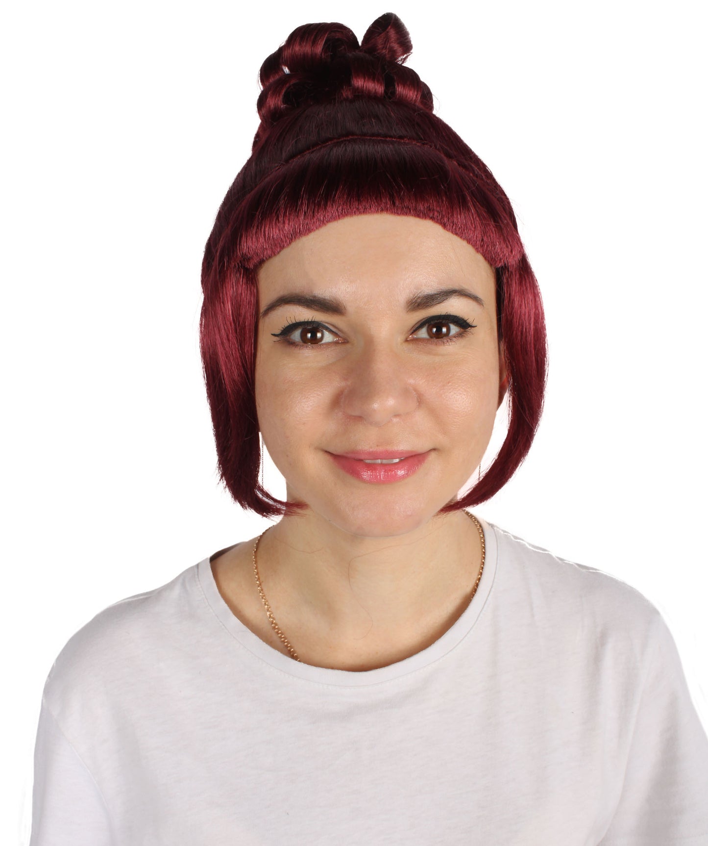 HPO  Women's Halloween Animated Lucy Updo Wig | Multiple Color Options
