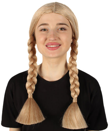 HPO Women's  Braided Gothic Wig | Multiple Color Collections TV Movie Wigs | Premium Breathable Capless Cap