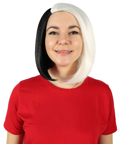 Introverted Bob | Women's Rose Multiple Color Straight Shoulder Length Trendy Introverted Bob Wig
