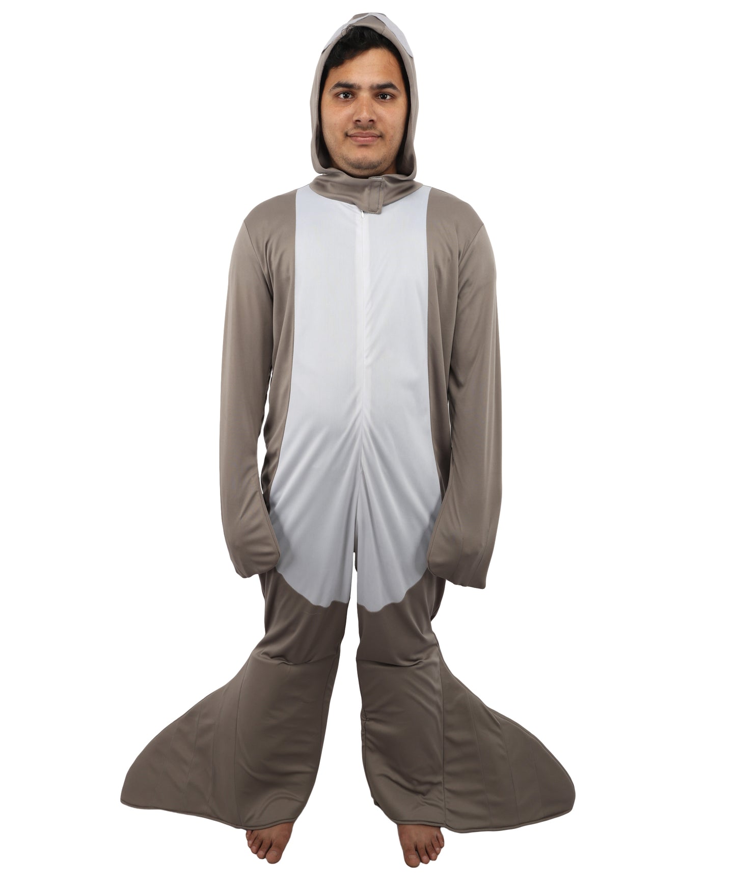 HPO Men's Ocean Animal & Sea Creature Jumpsuit Grey Costume | Fun, Vibrant Outfits for All Ages