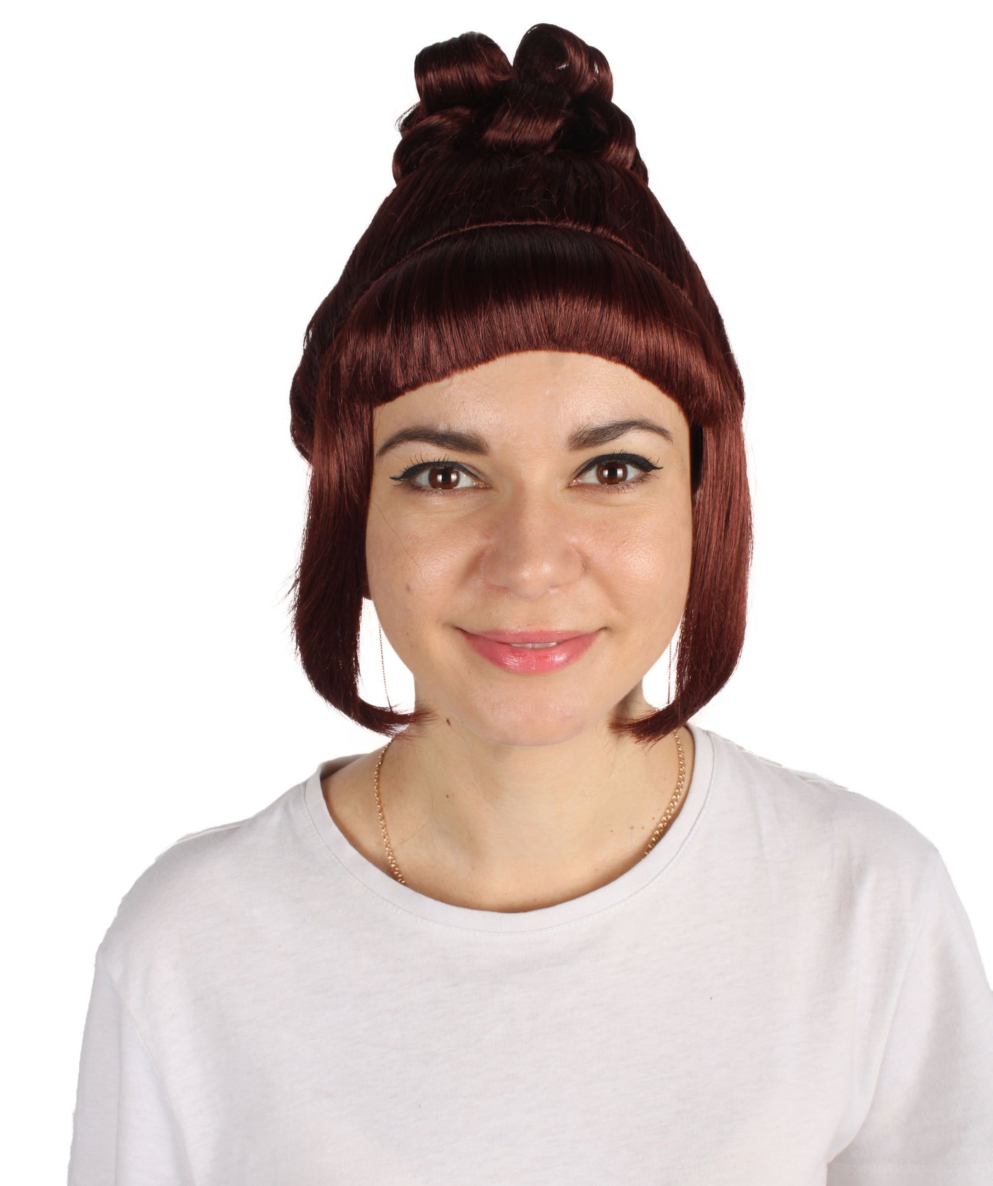 HPO  Women's Halloween Animated Lucy Updo Wig | Multiple Color Options
