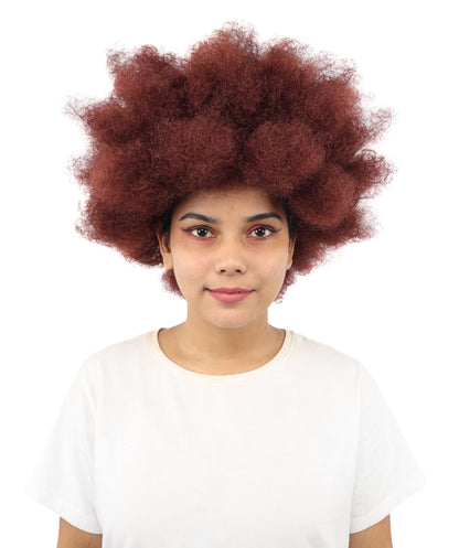 Womens Soldier Movie Afro | Cosplay Wig | Premium Breathable Capless Cap