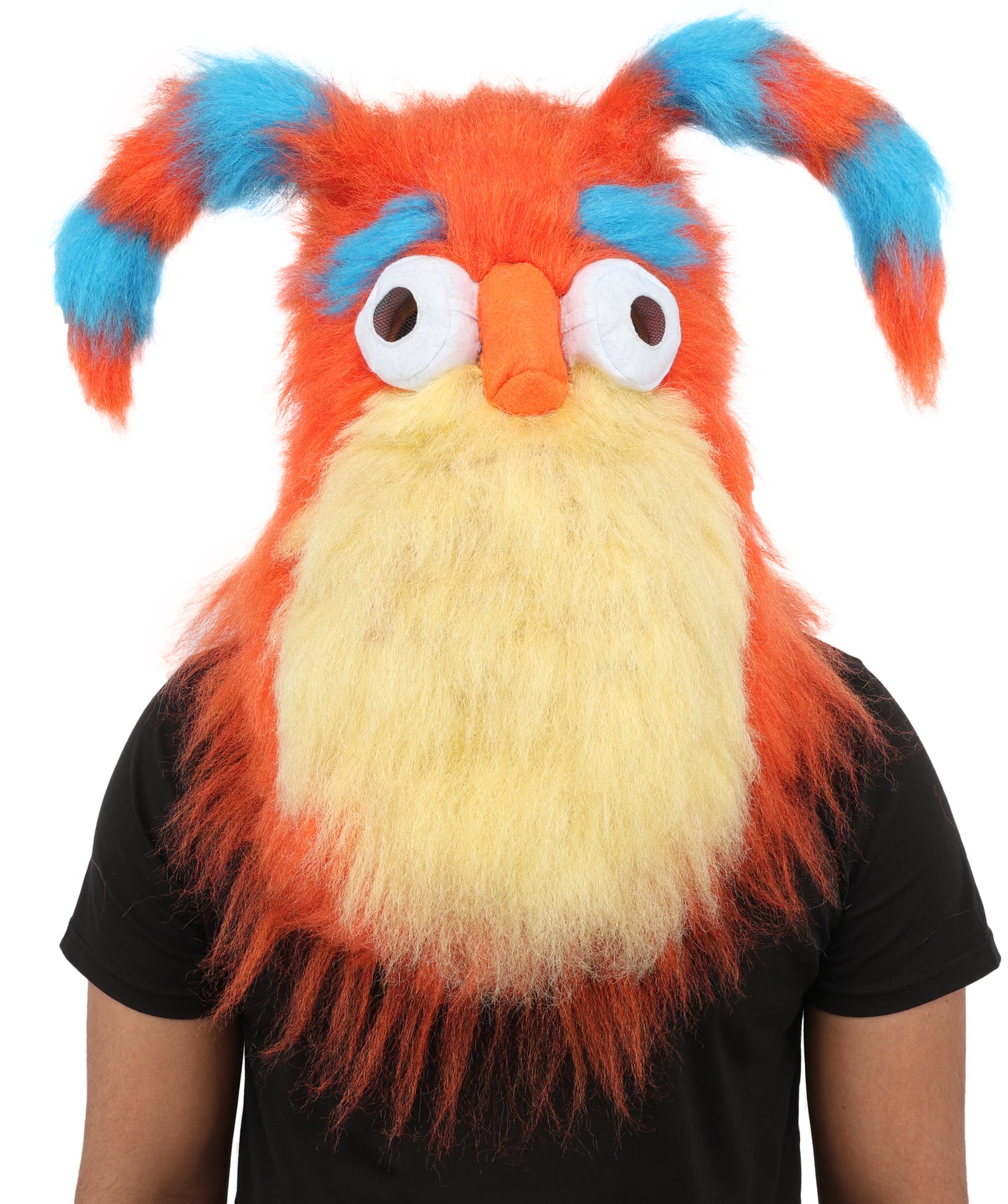 HPO Monster Bundle Costume & Mask Set – 74 Inch Full Body Fur Suit with Head Mask | Ideal for Cosplay & Halloween