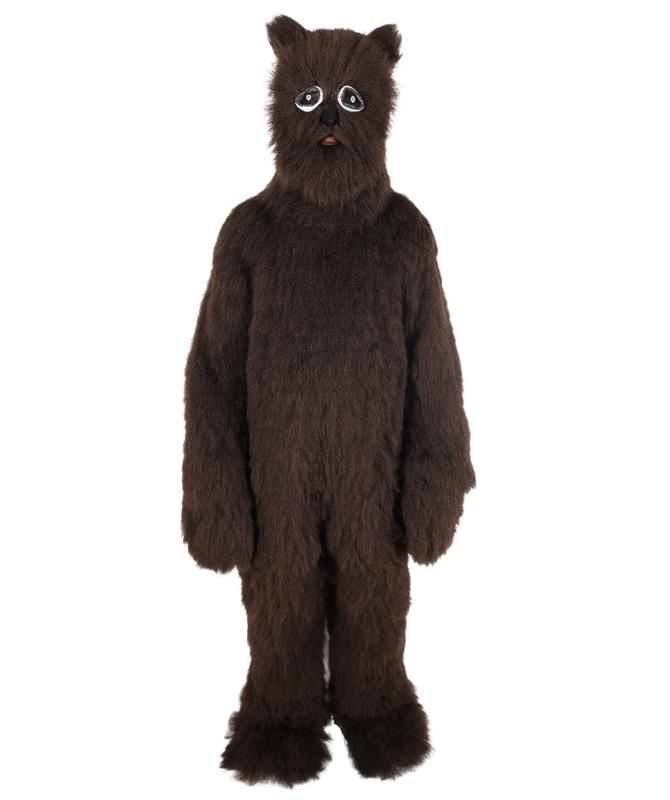 HPO Unisex Medium Brown Grizzly Bear Costume | Best for Halloween| Flame-retardant Synthetic Fabric