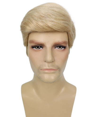 HPO Men's President Wig | Blonde Hairpiece with Styled Signature Look | Halloween, Costume Parties, Stage Acts & Themed Events