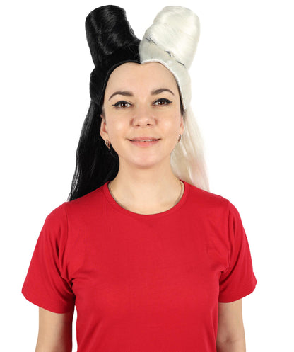 HPO Poison Wig , Red Fancy Wig , Premium Breathable Capless Cap