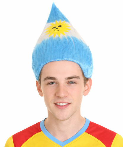 Unisex Argentina Flag Troll Wig.