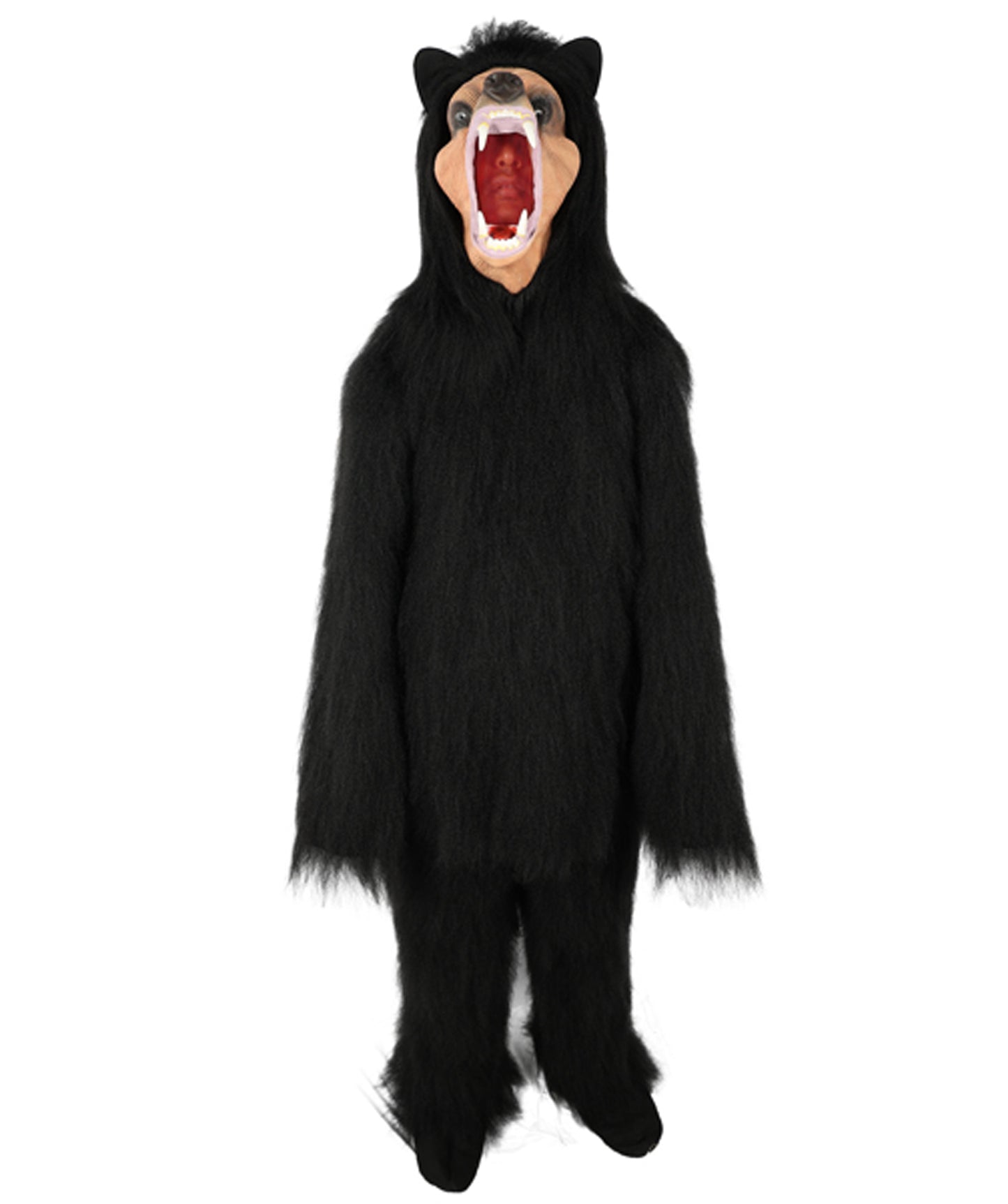 HPO Unisex Fur Animal Multiple Costume, Mask and Bundle – Complete Animal Fur Costume Set for Halloween or Themed Parties – Includes Detailed Fur Animal Outfit and Accessories–Comfortable