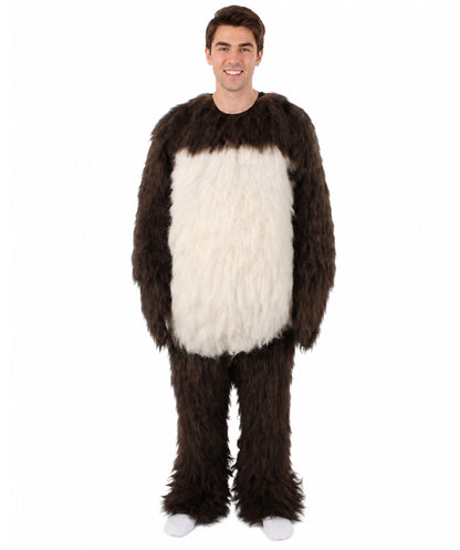 Unisex Dark Brown Grizzly Bear Costume | Best for Halloween| Flame-retardant Synthetic Fabric