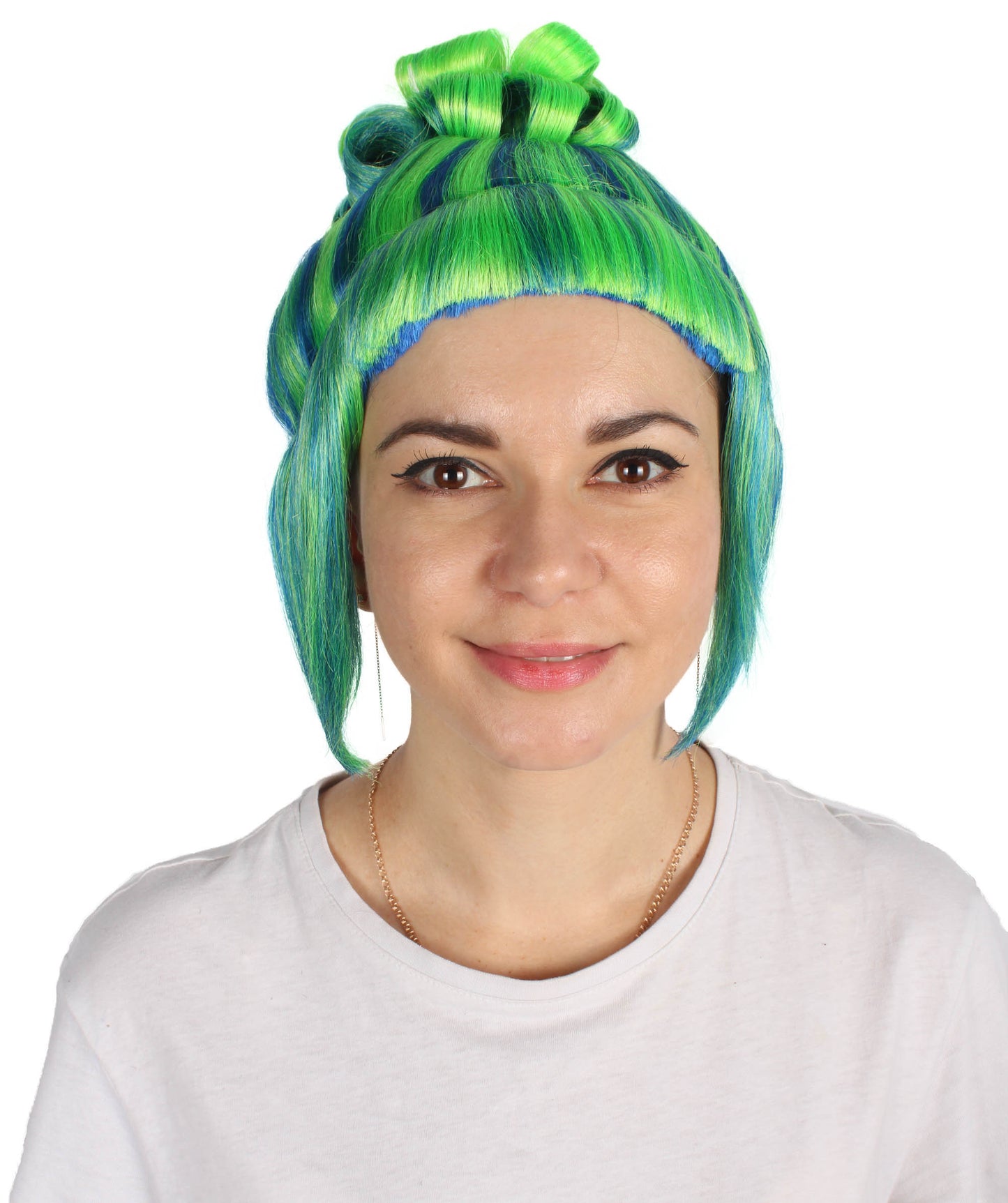 HPO  Women's Halloween Animated Lucy Updo Wig | Multiple Color Options