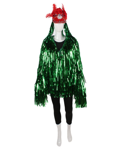 Green DJ Tinsel Costume