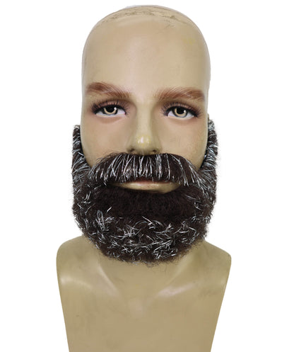 HPO Adult Men’s Portrait-Inspired Beard & Mustache Set | Realistic Costume Facial Hair Accessory