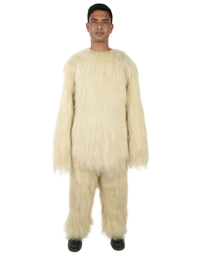 HPO Hairy Unisex Ape Mask and Bodysuit Costume Bundle | Multiple Color Options